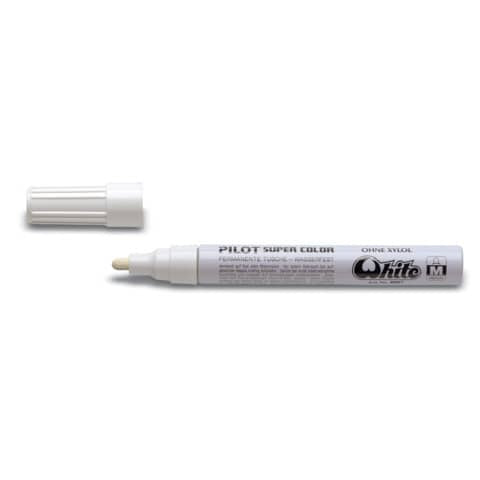 pilot-marcatore-vernice-super-color-punta-fibra-acrilico-4-5-mm-bianco-002456
