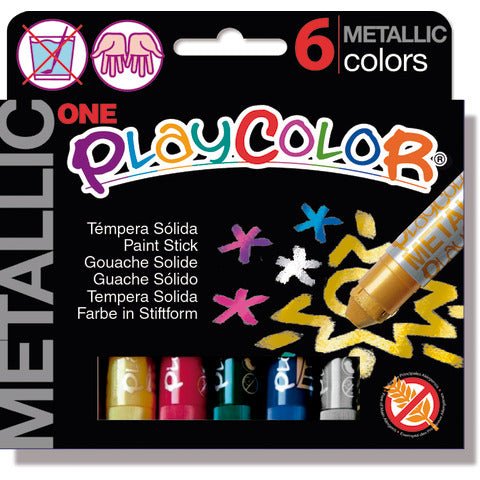 playcolor-tempera-solida-stick-6-colori-assortiti-metallic-10-gr-10321