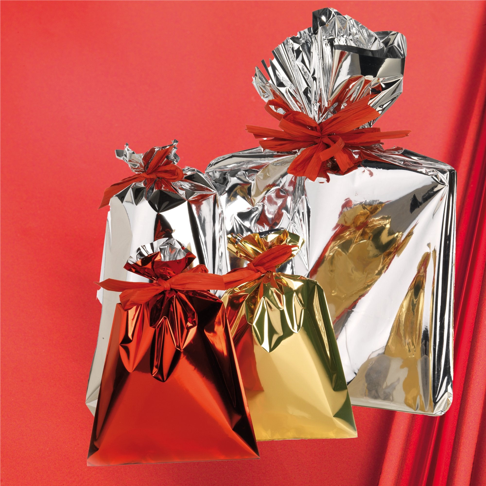 PNP U-814ARRY9PRO 25 buste regalo ppl metal lucido 50x75cm