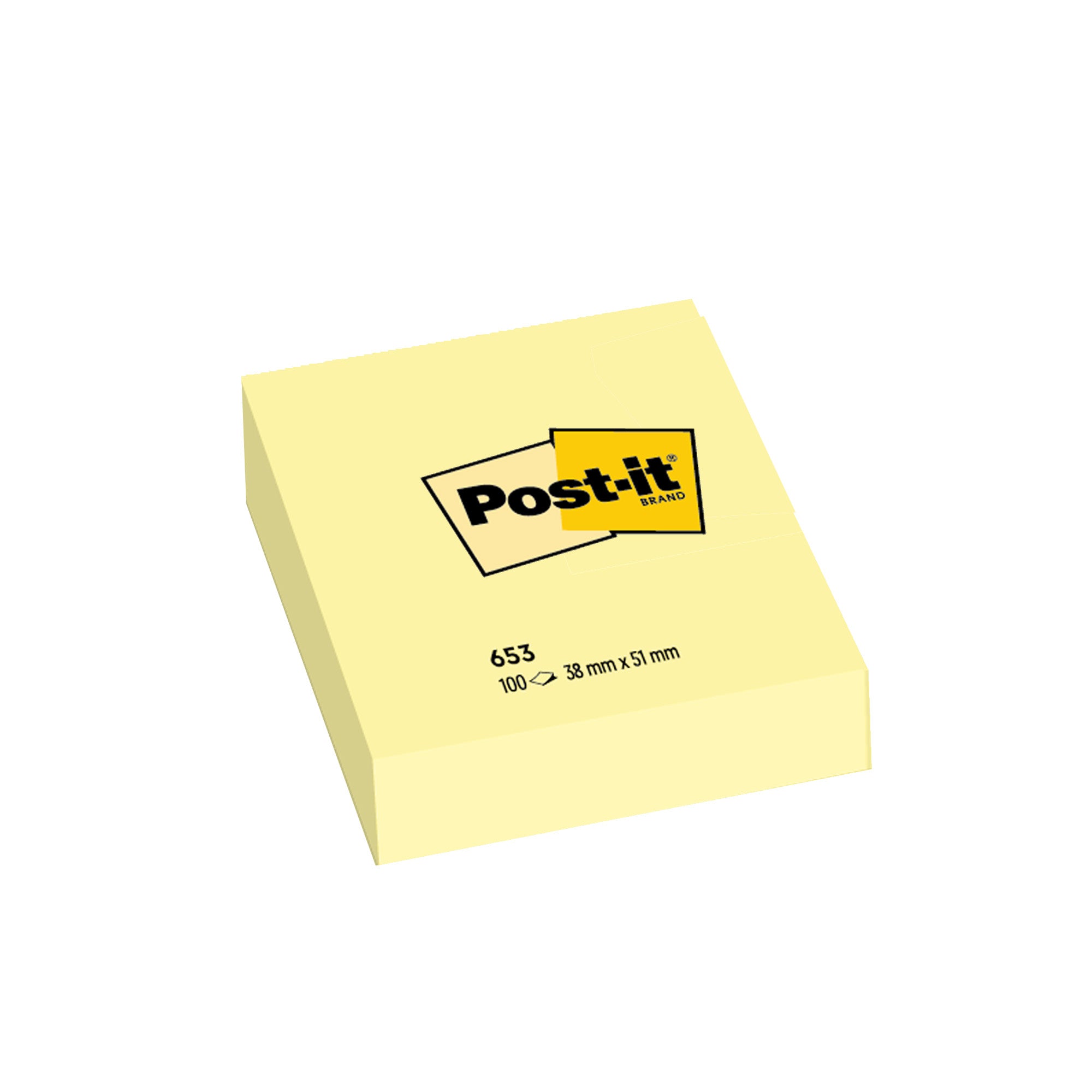 post-it-blocco-100fg-giallo-canary-38x51mm-653