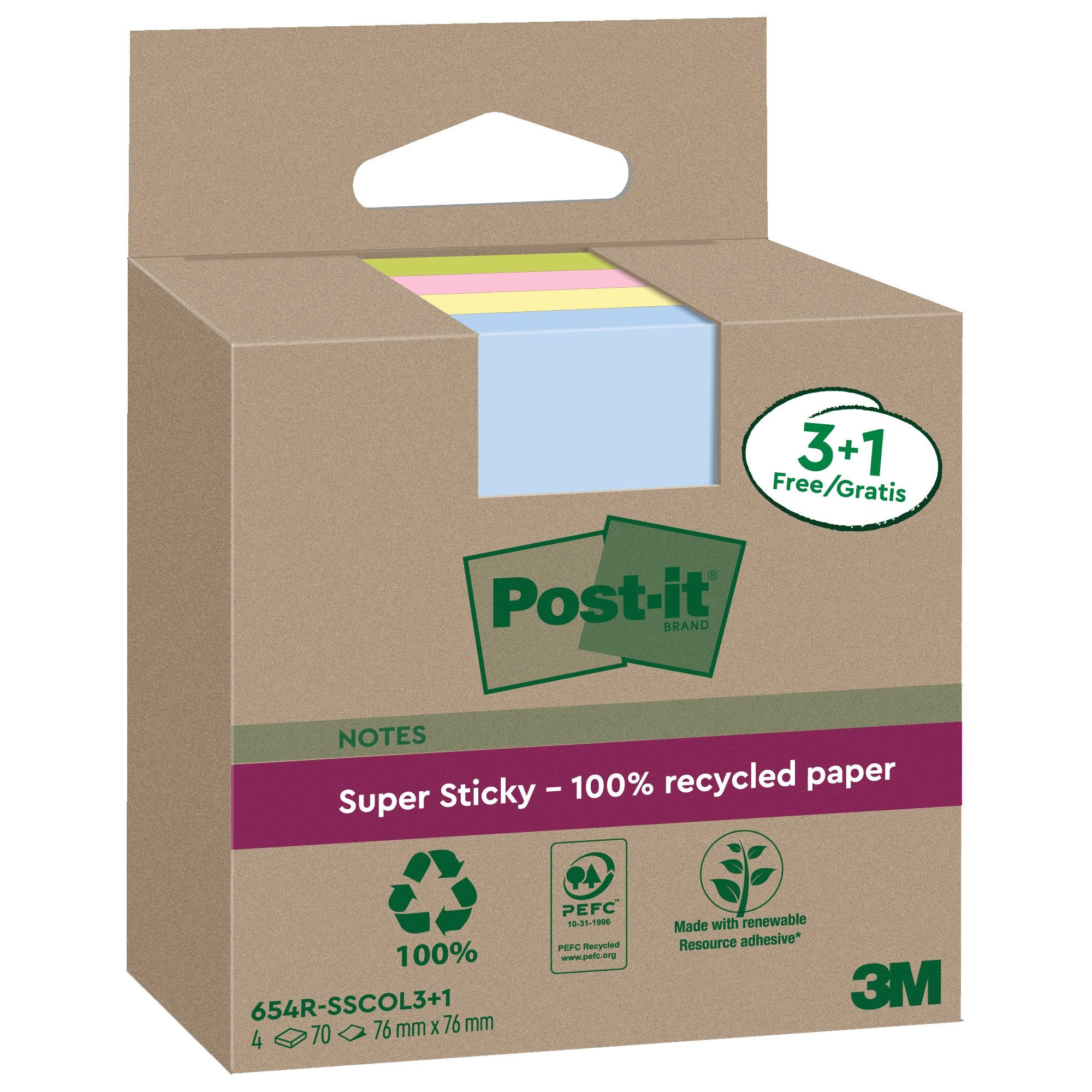 post-it-cf-31pz-blocco-70fg-supersticky-green-76x76mm-654r-sscol31-pastello