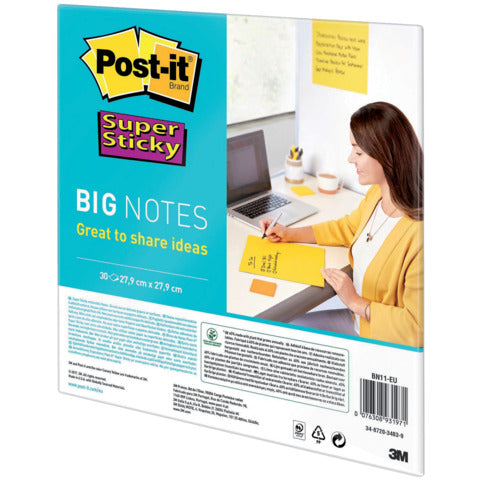 post-it-foglietti-riposizionabili-big-notes-giallo-bn11-eu