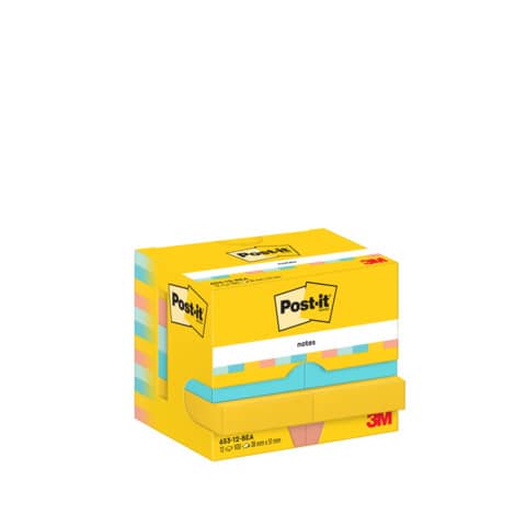post-it-foglietti-riposizionabili-post-it-beachside-conf-12-blocchetti-100-ff-post-it-38x51-mm-653-12-bea