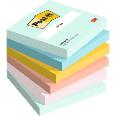 post-it-foglietti-riposizionabili-post-it-beachside-conf-6-blocchetti-100-ff-post-it-76x76-mm-654-6-bea