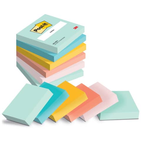 post-it-foglietti-riposizionabili-post-it-beachside-conf-6-blocchetti-100-ff-post-it-76x76-mm-654-6-bea
