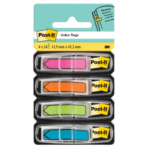 post-it-segnapagina-removibili-post-it-index-mini-freccia-684-colori-vivaci-assortiti-4-confezioni-24-684arr4
