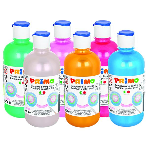 primo-box-6-tempera-colori-perlati-500ml-colori-assortiti