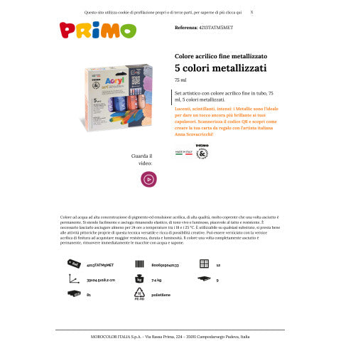 primo-colore-acrilico-bottiglia-pet-tappo-dosatore-75-ml-tinte-metal-conf-5-pezzi-4213tatm5met