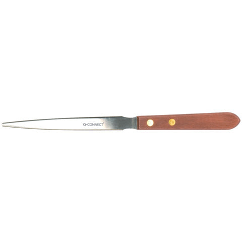 q-connect-apribuste-tagliacarte-acciaio-legno-21-5-cm-kf03985