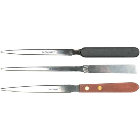 q-connect-apribuste-tagliacarte-acciaio-legno-21-5-cm-kf03985