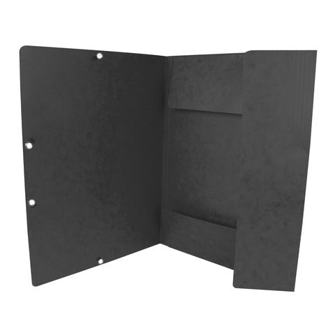 q-connect-cartellina-3-lembi-elastico-24-3x32-cm-cartoncino-manilla-375-g-mq-grigio-kf02169