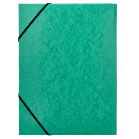 q-connect-cartellina-3-lembi-elastico-24-3x32-cm-cartoncino-manilla-375-g-mq-verde-kf02168