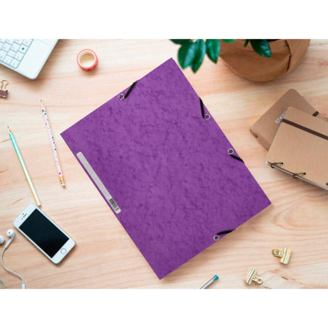 q-connect-cartellina-3-lembi-elastico-24-3x32-cm-cartoncino-manilla-375-g-mq-viola-kf02171