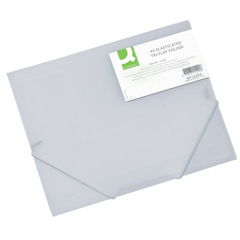 q-connect-cartellina-tre-lembi-a3-ppl-dorso-espandibile-0-3-cm-trasparente-kf15290