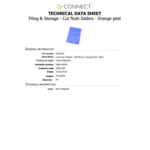 q-connect-cartelline-l-a4-ppl-blu-conf-100-pz-kf00307