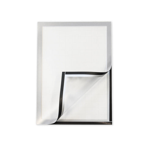 q-connect-cornici-magnetiche-a5-pp-retro-autoadesivo-argento-conf-2-pz-kf22377