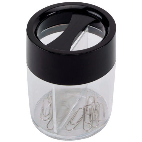 q-connect-dispenser-fermagli-nero-trasparente-rotondo-6x6x7-2-cm-kf02133