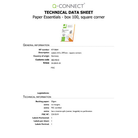 q-connect-etichette-universali-bianco-210x297-mm-1-et-foglio-conf-100-fogli-kf10664