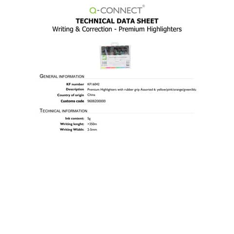 q-connect-evidenziatore-2-5-mm-astuccio-6-colori-kf16042