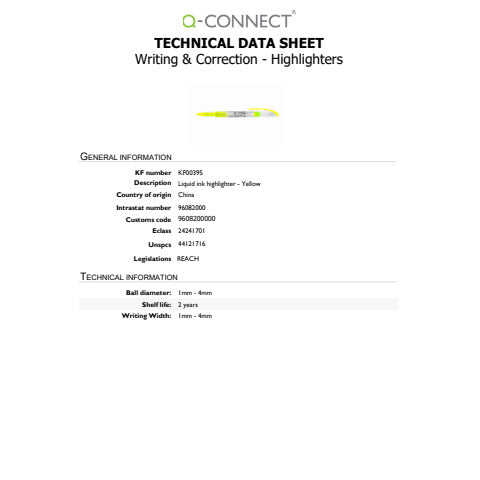 q-connect-evidenziatore-penna-1-4-mm-giallo-kf00395