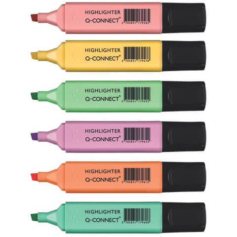 q-connect-evidenziatori-pastel-1-5-2-mm-assortiti-conf-6-pezzi-kf17963