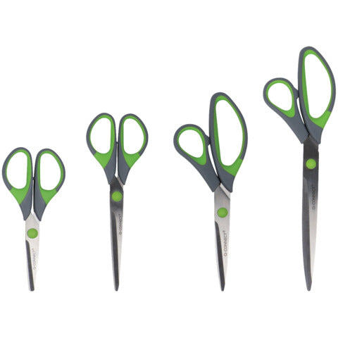 q-connect-forbici-blister-softgrip-lame-simmetriche-grigio-verde-14-cm-kf00752
