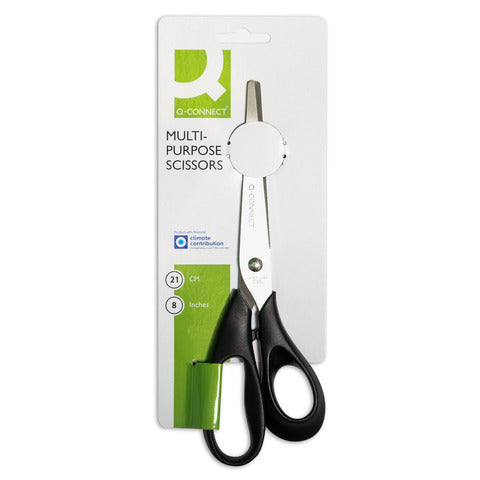 q-connect-forbici-universali-blister-nero-20-5-cm-e-kf01227-ia