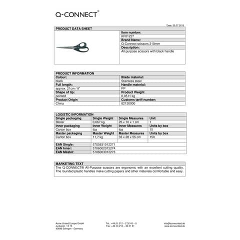 q-connect-forbici-universali-blister-nero-20-5-cm-e-kf01227-ia