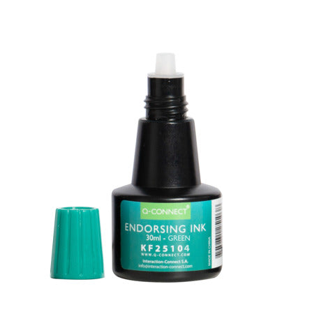 q-connect-inchiostro-timbri-senza-olio-28-ml-verde-kf25104