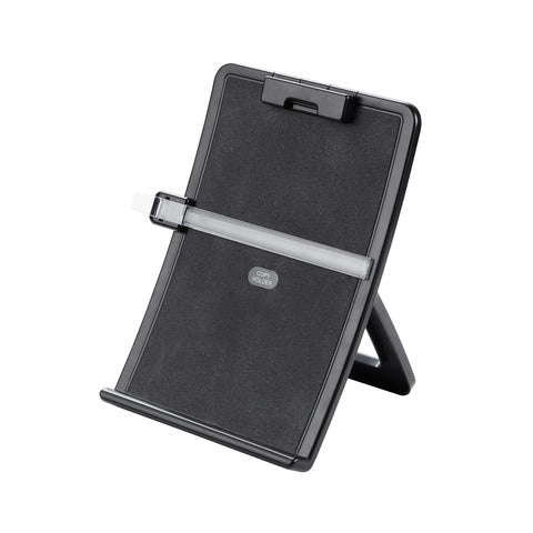 q-connect-leggio-computer-desktop-easel-copyholder-a4-grigio-chiaro-kf04521