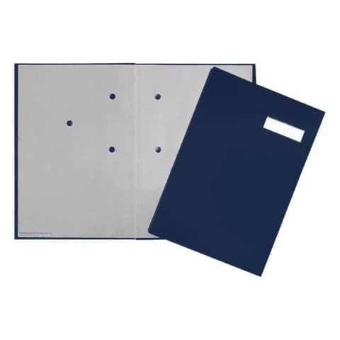 q-connect-libro-firme-20-pagine-24x35-cm-blu-kf31012