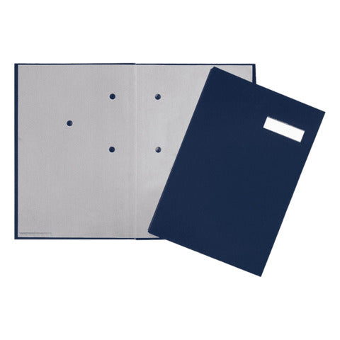 q-connect-libro-firme-20-pagine-24x35-cm-blu-kf31012