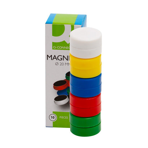 q-connect-magneti-lavagne-bianche-20-mm-colori-assortiti-conf-10-pezzi-kf02637