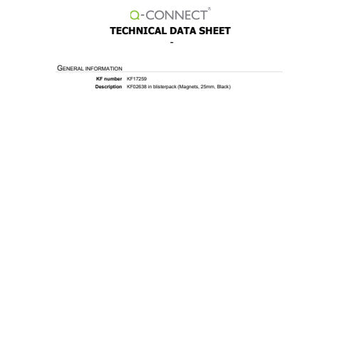 q-connect-magneti-lavagne-bianche-25-mm-nero-conf-10-pz-kf02638