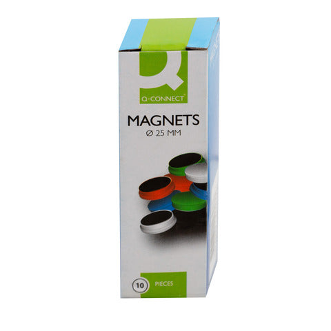 q-connect-magneti-lavagne-bianche-25-mm-verde-conf-10-pz-kf02641