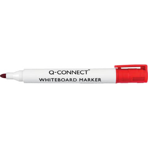 q-connect-marcatore-lavagna-bianca-punta-tonda-2-3-mm-rosso-kf26037