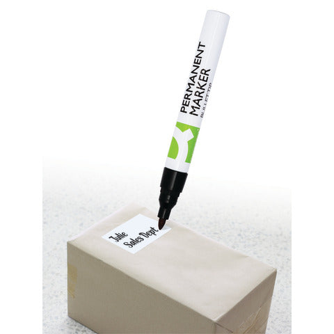 q-connect-marcatore-permanente-fusto-alluminio-punta-conica-4-mm-nero-kf11708