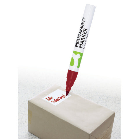 q-connect-marcatore-permanente-fusto-alluminio-punta-conica-4-mm-rosso-kf11710