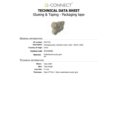 q-connect-nastro-adesivo-imballo-50-mm-x-66-m-trasparente-svolgimento-rumoroso-conf-6-pezzi-kf01791