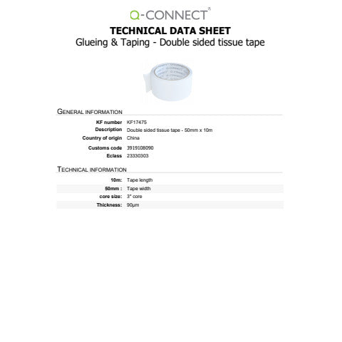 q-connect-nastro-biadesivo-90-m-conf-6-pezzi-50-mm-x-10-m-kf17475