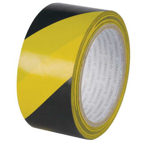 q-connect-nastro-segnalazione-nero-giallo-150-m-48-mm-x-20-m-conf-6-pezzi-kf04383