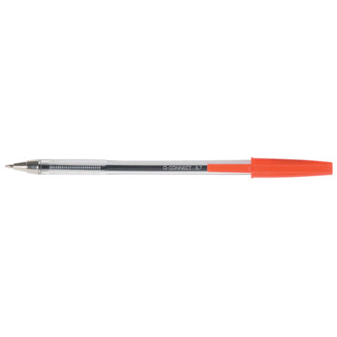 q-connect-penna-sfera-tratto-m-rosso-conf-20-pezzi-kf34044