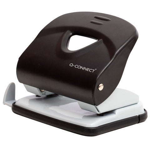q-connect-perforatore-due-fori-30-fogli-nero-kf14220