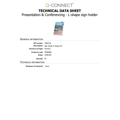 q-connect-porta-avvisi-polistirolo-base-l-trasparente-a5-kf04178