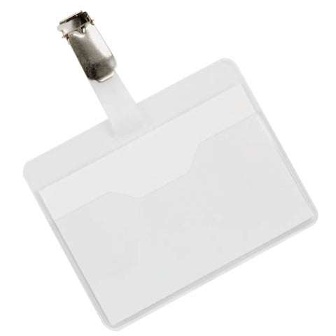 q-connect-portabadge-plastica-90x60-mm-clip-visitor-badge-apertura-superiore-conf-25-kf01560