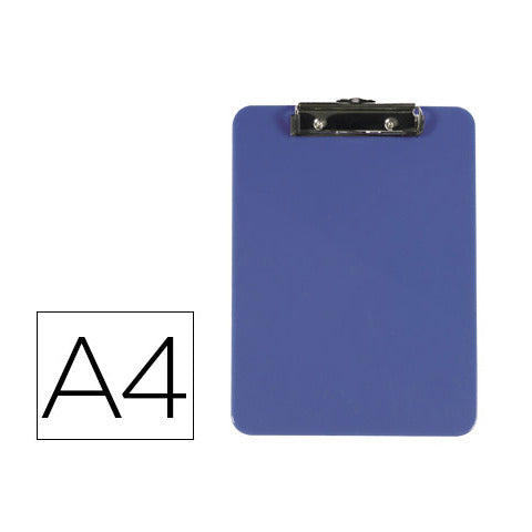 q-connect-portablocco-molla-a4-blu-kf21625