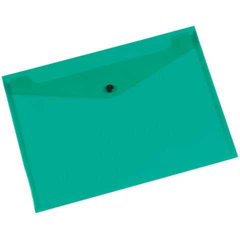 q-connect-portadocumenti-bottone-a4-ppl-verde-kf03597