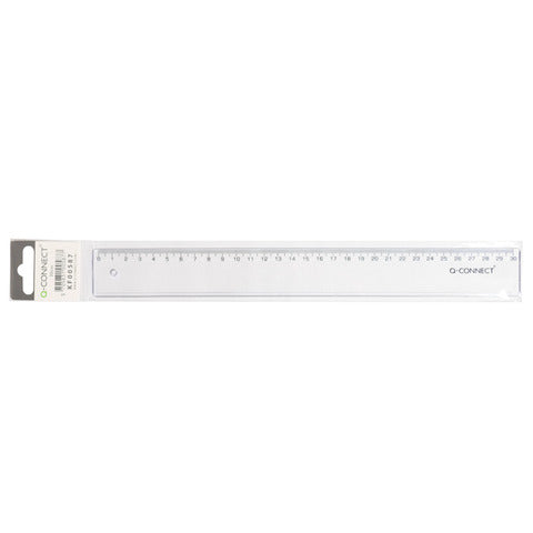 q-connect-righello-trasparente-30-cm-kf00587
