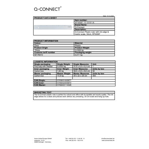q-connect-righello-trasparente-30-cm-kf00587