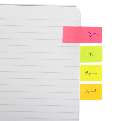 q-connect-segnapagina-index-marker-neon-20x50-mm-assortiti-dispenser-4-blocchetti-50-kf01226